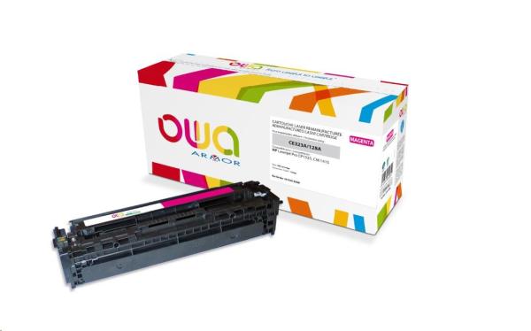 OWA Armor toner pre HP Laserjet Pro CP1525, 1300 strán, CE323A, červená/purpurová