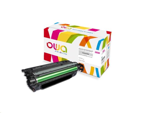 OWA Armor toner pre HP Color Laserjet CP4025/4520/4525, 11000 strán, CE263A, červená/purpurová