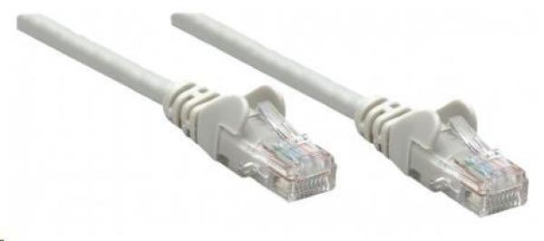 Intellinet patch kábel,  Cat6A Certified,  CU,  SFTP,  LSOH,  RJ45,  0.25 m,  sivá1