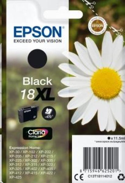 Atrament EPSON čierny Singlepack "Daisy" Black 18XL Claria Home Ink