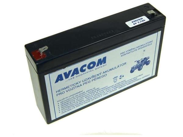 AVACOM Náhradná batéria (olovená) 6V 7Ah pre Peg Pérego F1