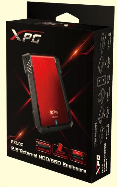 ADATA External BOX EX500 2, 5" USB 3.0 (7 mm/  9.5 mm HDD/ SSD)4