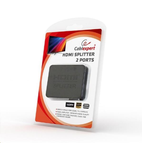 GEMBIRD Dátový prepínač HDMI splitter 2-cestný splitter3