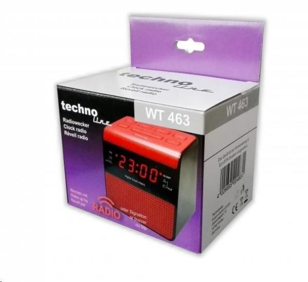 TechnoLine WT 463R - digitální budík s FM radiopřijímačem1