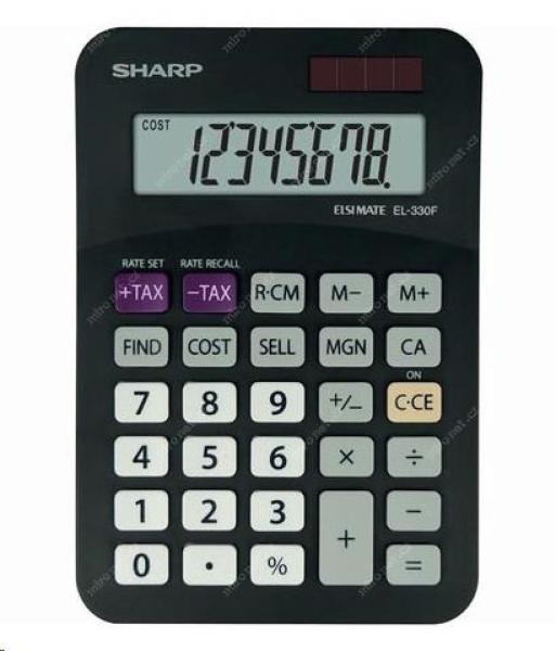 SHARP kalkulačka - EL330FBBK - blister