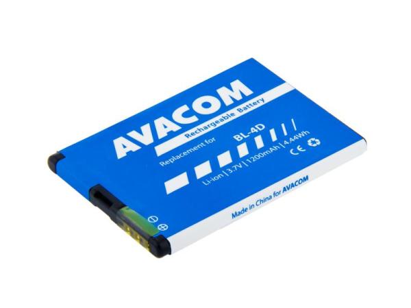 AVACOM batéria pre mobilné telefóny Nokia E7,  N8 Li-Ion 3, 7V 1200mAh (náhradná BL-4D)