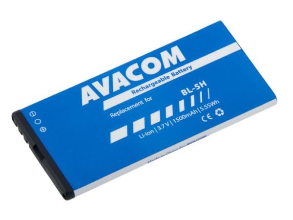 Batéria AVACOM GSNO-BL5H-S1500 do mobilu Nokia Lumia 630, 635 Li-Ion 3, 7 V 1500mAh (náhrada BL-5H)