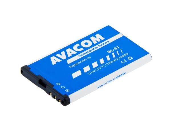 AVACOM batéria pre Nokia 5230, 5800, X6 Li-Ion 3,7V 1320mAh (náhradná BL-5J)
