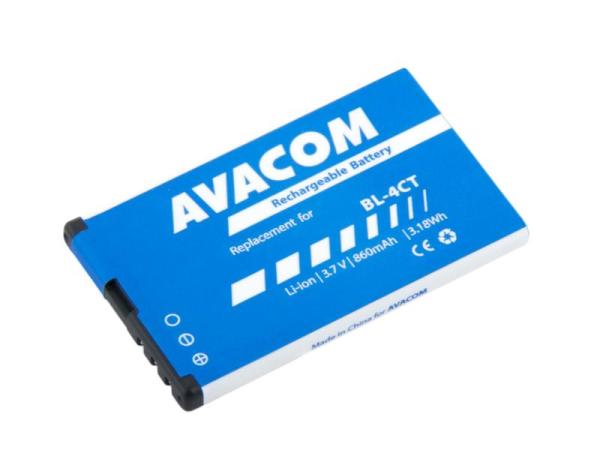 Batéria AVACOM GSNO-BL4CT-S860 do mobilu Nokia 5310 XpressMusic Li-Ion 3, 7 V 860mAh (náhrada BL-4CT)