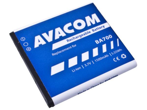 AVACOM Sony Ericsson mobilná batéria pre Xperia Neo, Xperia Pro, Xperia Ray Li-Ion 3,7 V 1500 mAh (náhradná BA700)