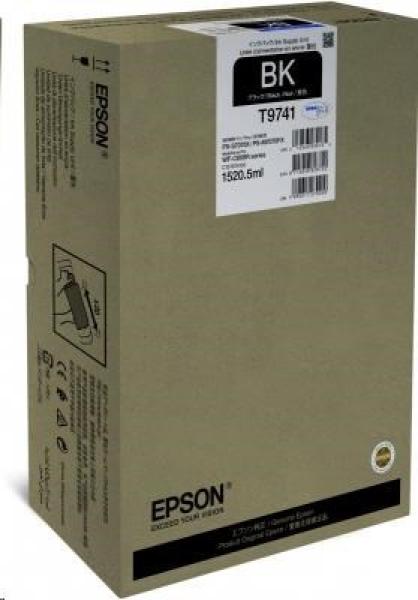 Čierny atrament EPSON WorkForce Pro WF-C869R Black XXL Ink Supply Unit 1.520,5 ml