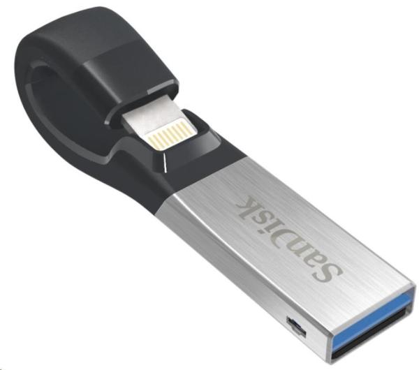 SanDisk Flash Disk 16GB iXpand Flash Drive,  USB 3.1,  konektor Lightning pre iPhone