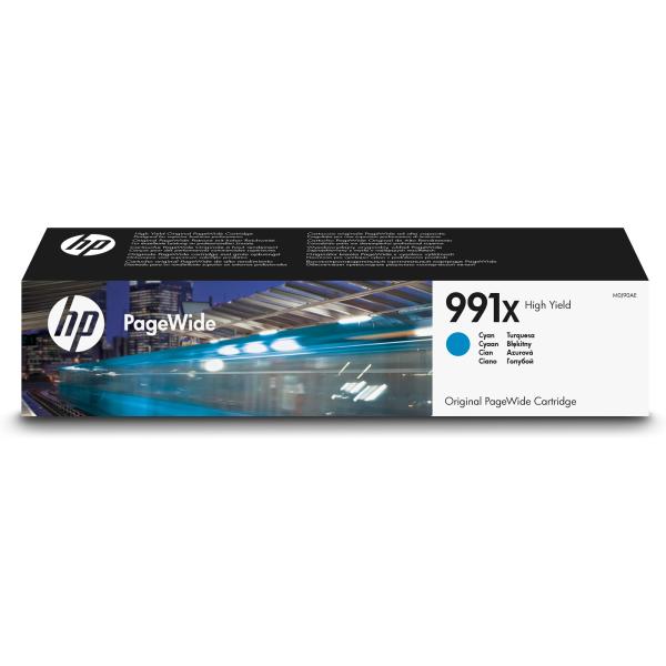 HP 991X High Yield Cyan Original PageWide Cartridge (M0J90AE) (16, 000 pages)