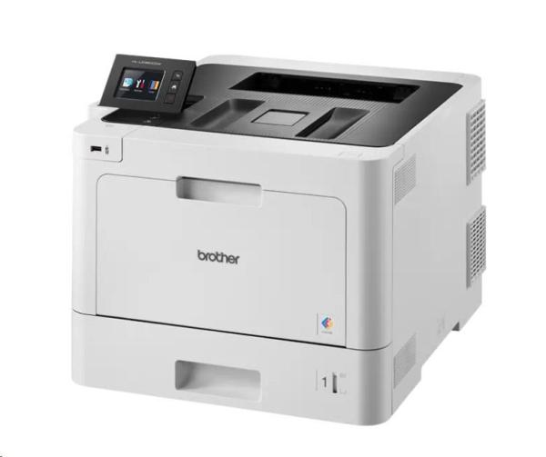 Farebná laserová tlačiareň BROTHER HLL-8360CDW - A4, 31 str./min, 2400x600, 512 MB, PCL6, USB 2.0, LAN, WIFI, 250+50 li1