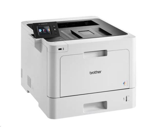 Farebná laserová tlačiareň BROTHER HLL-8360CDW - A4, 31 str./min, 2400x600, 512 MB, PCL6, USB 2.0, LAN, WIFI, 250+50 li2