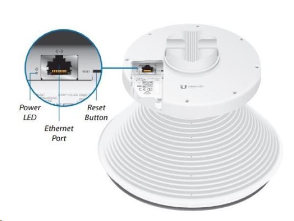 UBNT airMAX IsoStation IS-5AC [AP/Klient 450+Mbps, 256QAM, 45° rohová anténa, 14dBi, airMAX ac]1