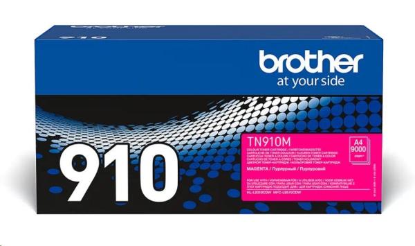 Toner BROTHER TN-910M pre HLL-9310CDW/ MFC-L9570CDW,  9.000 strán,  purpurová