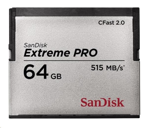SanDisk CFAST 2.0 64GB Extreme Pro (515 MB/ s)