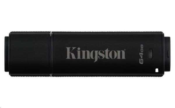 Kingston 64GB DataTraveler 4000 G2DM (USB 3.0,  256-bitové šifrovanie AES)1