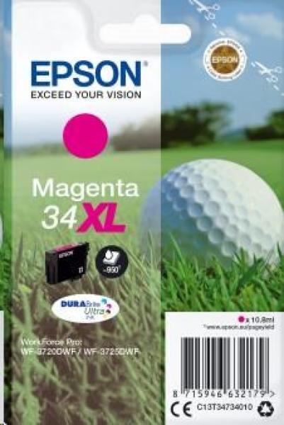 Atramentová tyčinka EPSON Singlepack "Golf" Magenta 34XL DURABrite Ultra Ink 10,8 ml