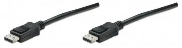 MANHATTAN Kábel monitora DisplayPort,  DisplayPort Male /  DisplayPort Male,  2 m,  čierny