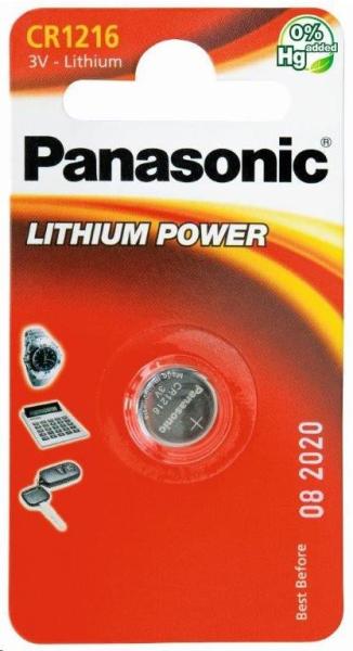PANASONIC Lithiová baterie (knoflíková) CR-1216EL/ 1B  3V (Blistr 1ks)