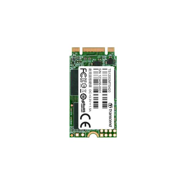 TRANSCEND Industrial SSD MTS420 120GB,  M.2 2242,  SATA III 6 Gb/ s,  TLC1