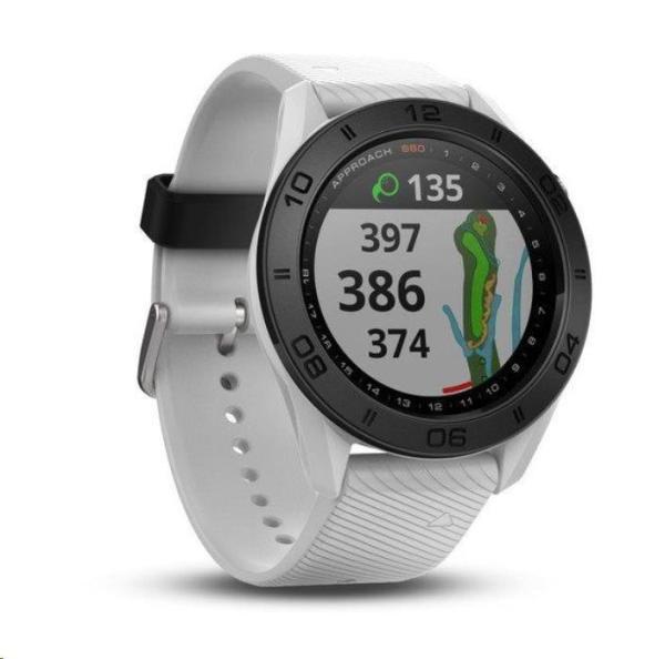 Garmin Golfové GPS hodinky Approach S60 White Lifetime3