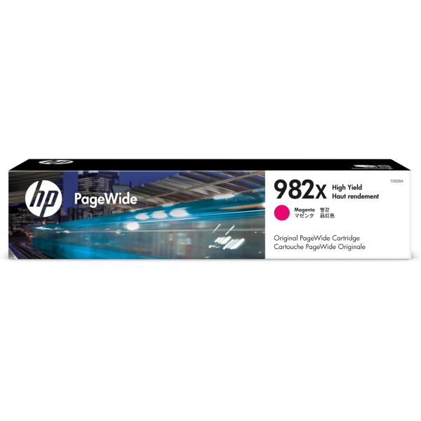 HP 982X High Yield Magenta Original PageWide Cartridge (16, 000 pages)