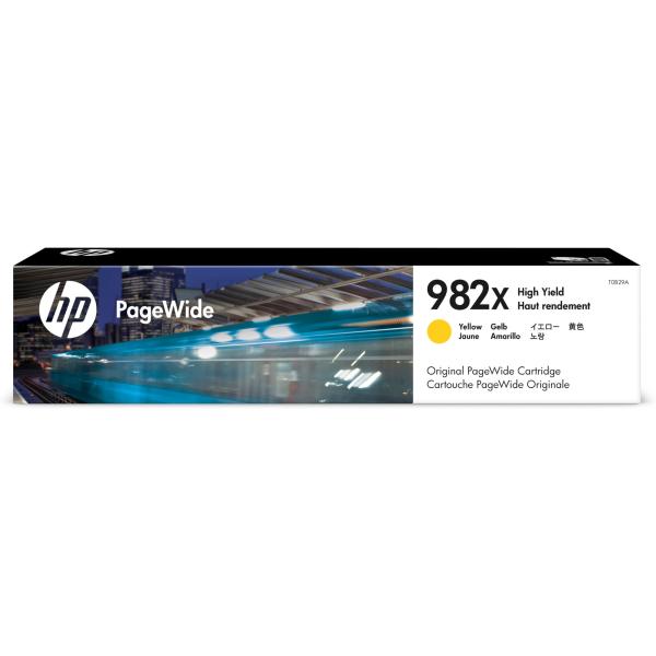 HP 982X High Yield Yellow Original PageWide Cartridge (16, 000 pages)