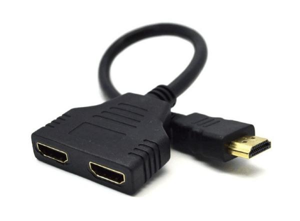 GEMBIRD Dátový rozdeľovač HDMI,  pasívny,  kábel,  2-cestný