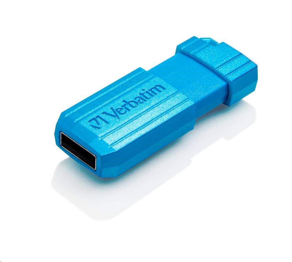 VERBATIM 32GB Store "n" Go PinStripe Flash disk,  karibská modrá5 