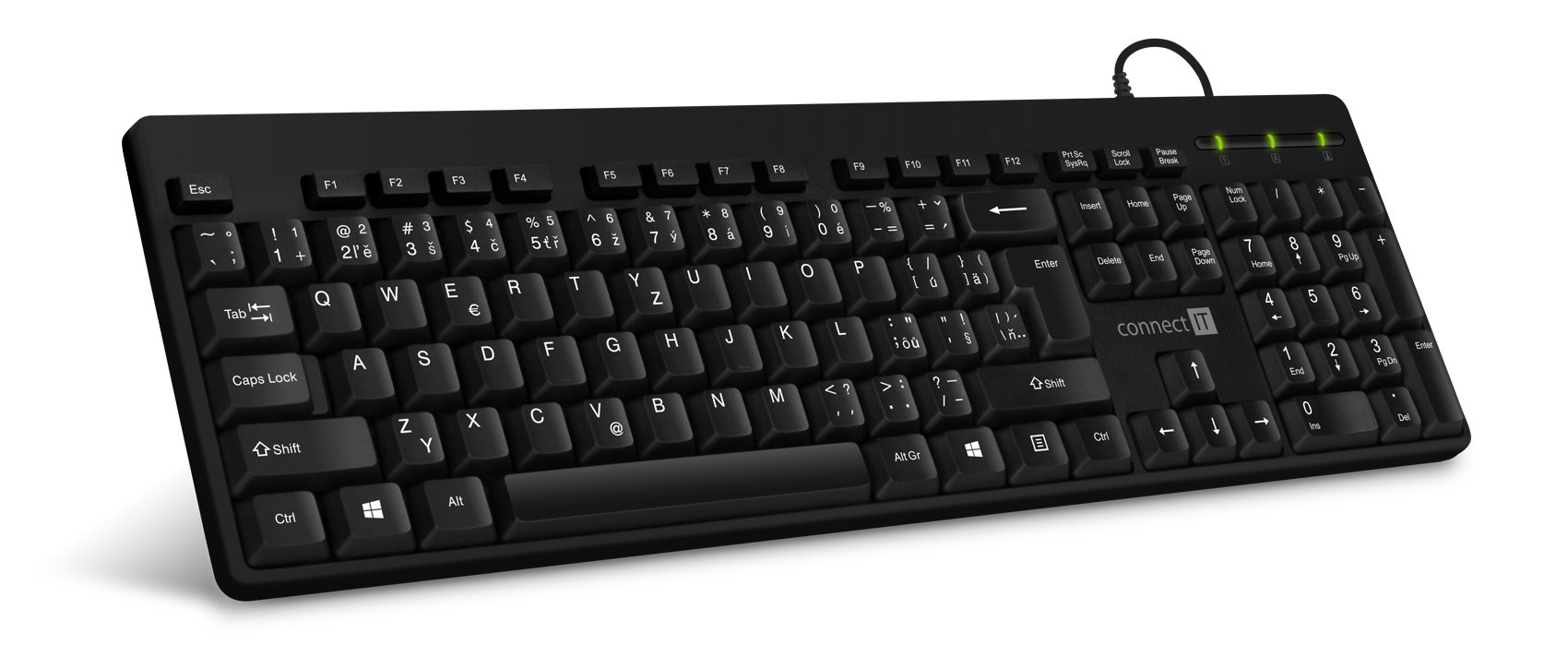 CONNECT IT Klávesnice CI-58 standard,  USB,  černá1 