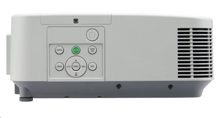 SHARP/ NEC projektor P554U,  1920x1200,  5300ANSI,  20000:1,  HDMI,  D-sub,  RCA,  RJ45,  REPRO 20W4 