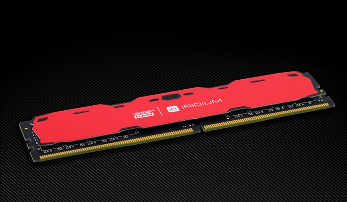 GOODRAM IRDM DDR4 8GB 2400MHz CL15 DIMM, červená3 
