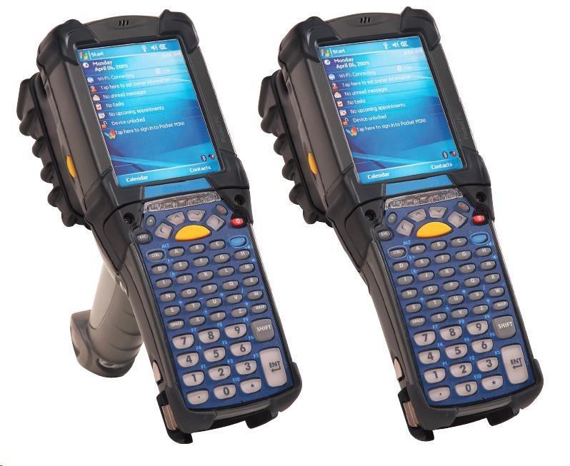 Motorola/Zebra terminál MC9200 GUN, WLAN, 1D, 512MB/2GB, 43 kláves, Windows CE7, BT0 