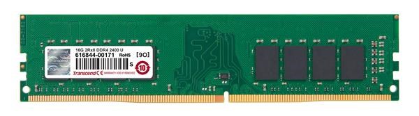 TRANSCEND DDR4 16GB 2400MHz 2Rx8,  CL17 DIMM2 