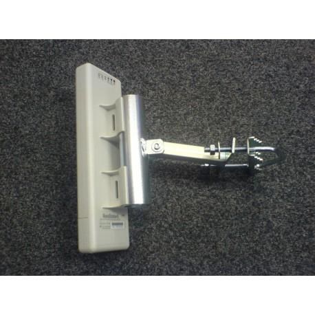 Držák antény na stožár nebo zeď pro NanoStation,  polohovatelný,  galvanický zinek,  délka 15cm2 