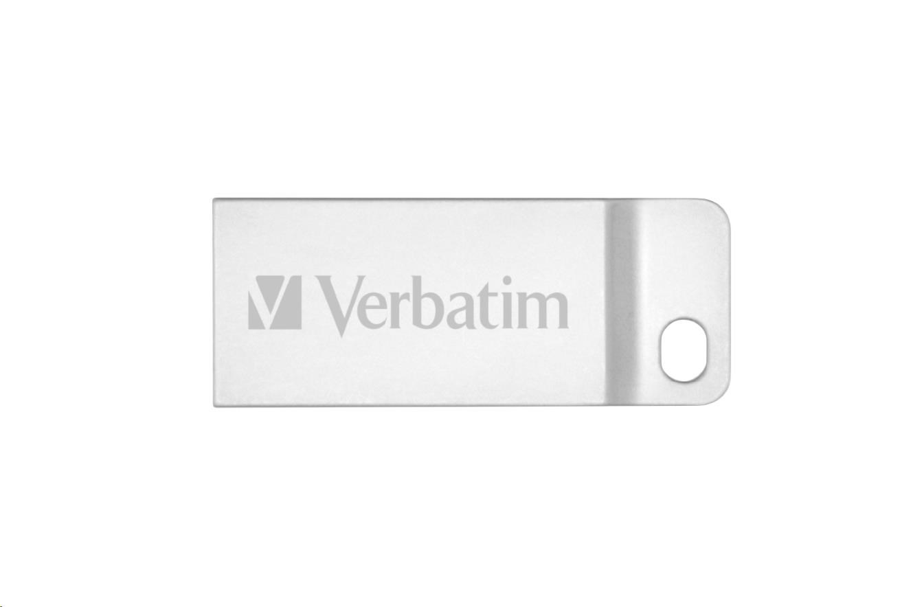 VERBATIM Flash disk 16 GB Metal Executive, USB 2.0, strieborná1 