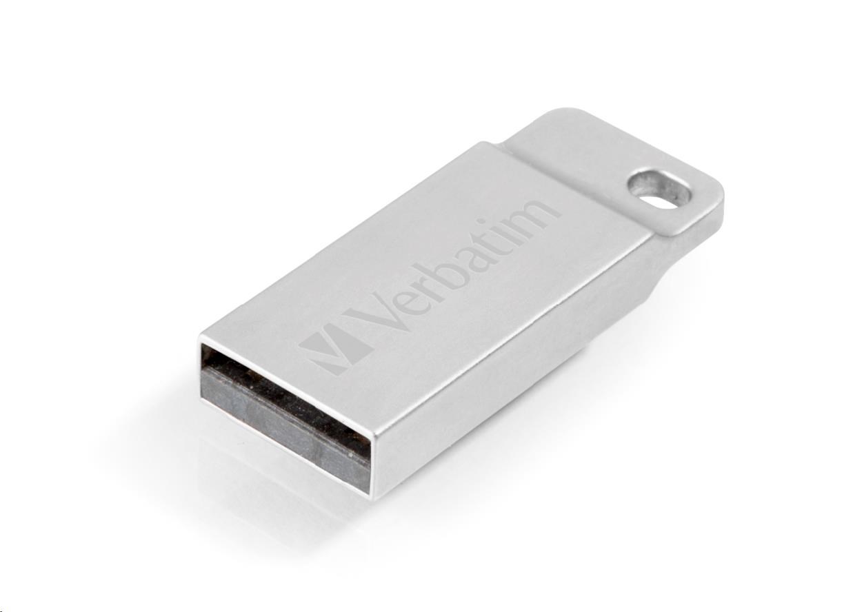 VERBATIM Flash Disk 64GB Metal Executive,  USB 2.0,  strieborná4 