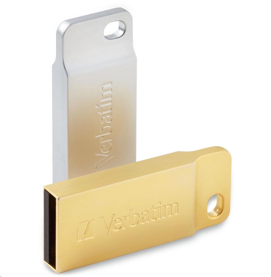 VERBATIM Flash Disk 64GB Metal Executive,  USB 2.0,  strieborná3 