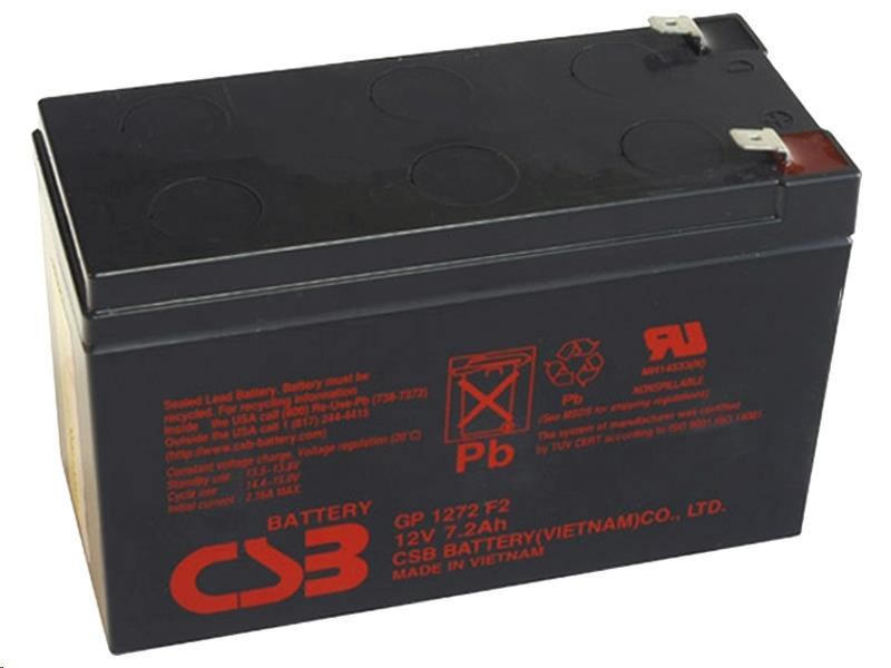 Olovená batéria CSB 12V 7, 2Ah F2 (GP1272F2)0 