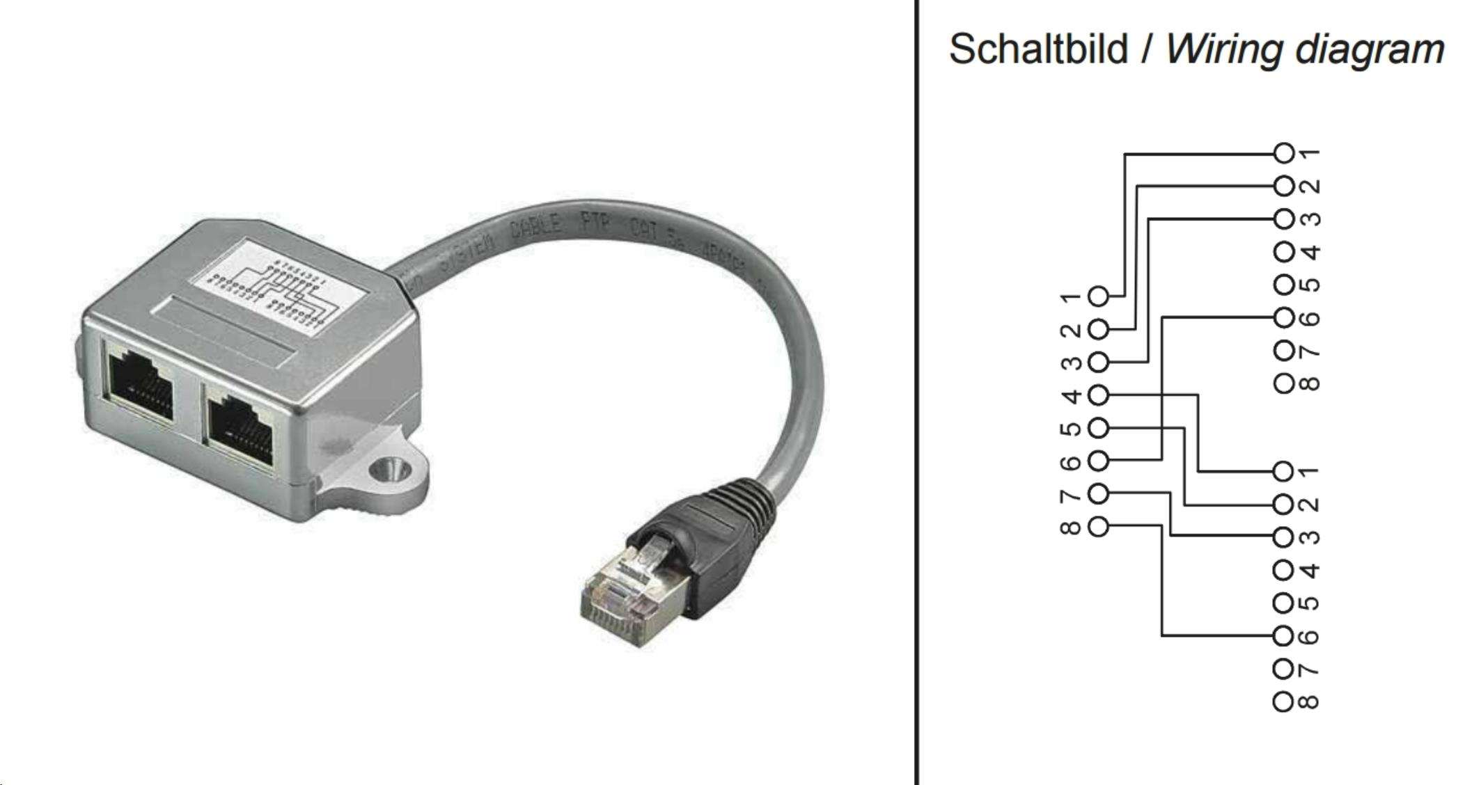 PremiumCord Modulárny RJ45 2 porty 10/ 100Base T1 