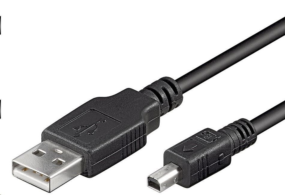 Kábel USB PremiumCord,  A-B mini,  4 kolíky,  2 m Mitsumie0 