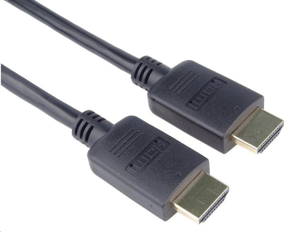 PremiumCord HDMI 2.0 Vysokorýchlostný + ethernetový kábel,  pozlátené konektory,  0, 5 m1 