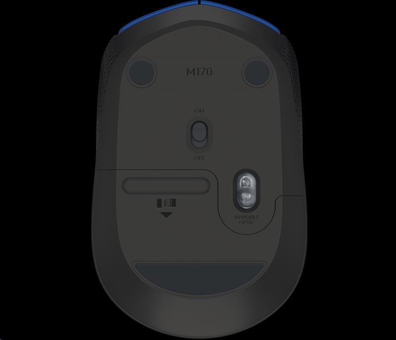 Bezdrôtová myš Logitech M171,  modrá3 
