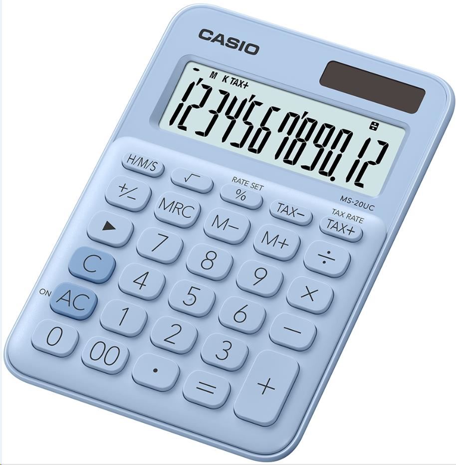 CASIO kalkulačka MS 20UC LB,  Stolní kalkulátor0 