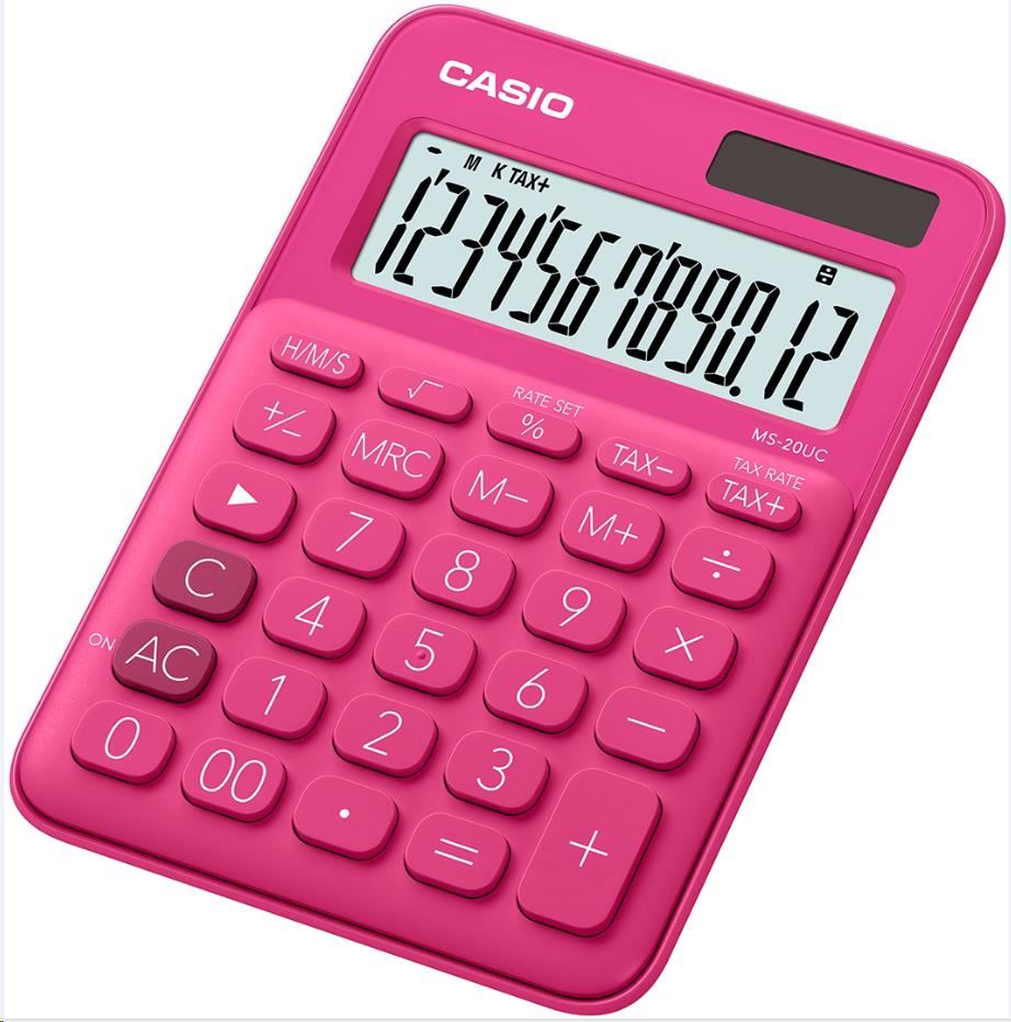 CASIO kalkulačka MS 20UC RD, Stolní kalkulátor0 