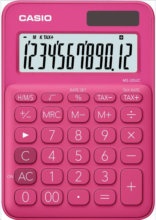 CASIO kalkulačka MS 20UC RD, Stolní kalkulátor1 