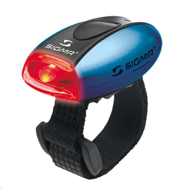Sigma světlo na kolo MICRO modrá /  zadní světlo LED-červená0 